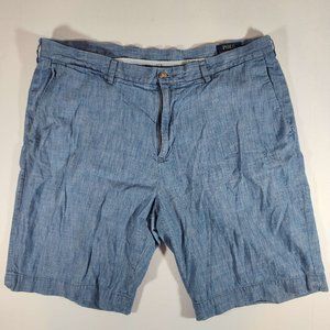 Polo Ralph Lauren Shorts Men 38 Blue Linen Classic